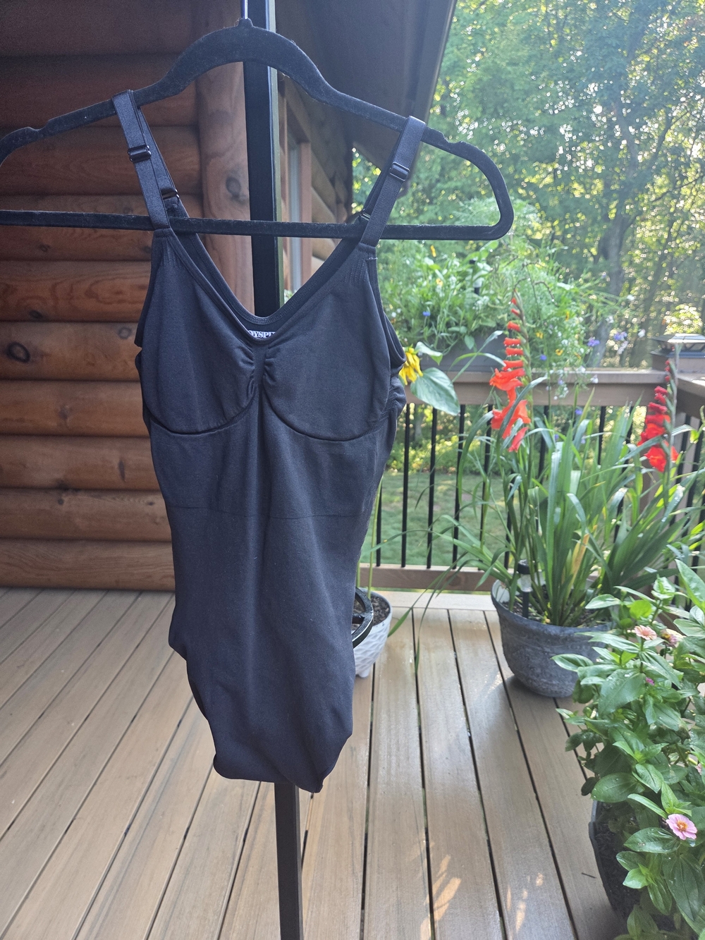 Never Worn Joyspun Black And Nude Shapewear